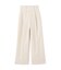 ◆エンブレムボタンワイドパンツ