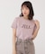 オーガニックコットンフロッキーロゴTシャツ