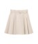 バックルベルト付プリーツミニスカート