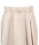 バックルベルト付プリーツミニスカート
