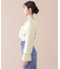短丈シアーフリルブラウス