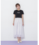 ショート丈刺繍ロゴTシャツオーガニックコットン
