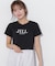 ショート丈刺繍ロゴTシャツオーガニックコットン