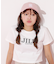 ショート丈刺繍ロゴTシャツオーガニックコットン