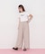 ショート丈刺繍ロゴTシャツオーガニックコットン