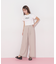 ショート丈刺繍ロゴTシャツオーガニックコットン