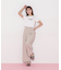 ショート丈刺繍ロゴTシャツオーガニックコットン