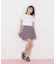 ショート丈刺繍ロゴTシャツオーガニックコットン