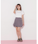 ショート丈刺繍ロゴTシャツオーガニックコットン