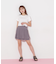 ショート丈刺繍ロゴTシャツオーガニックコットン
