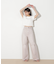 ショート丈刺繍ロゴTシャツオーガニックコットン