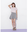 ショート丈刺繍ロゴTシャツオーガニックコットン