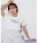 刺繍ロゴTシャツオーガニックコットン