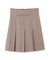 ベーシックツイルプリーツミニスカート
