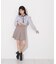 ベーシックツイルプリーツミニスカート