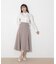 ベーシックツイルセミフレアスカート