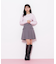ミニブークレーケーブルニット