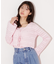ビジュー付きカギ編みアンサンブル