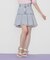 ボックスプリーツデニムミニスカート