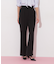 ハイウエストセンタープレスフレアパンツ