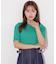 メタルプレートリブニット