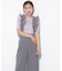 フリルサス付きワイドパンツ