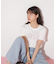 ビッグリボンロゴ刺繍Tシャツ