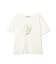 アートフラワープリントTシャツ