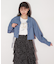 サイドリボンショート丈シャツ
