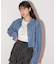サイドリボンショート丈シャツ