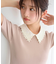 衿付きミニニットワンピース