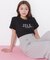 オーガニックコットンビジューロゴTシャツ