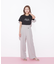 オーガニックコットンビジューロゴTシャツ