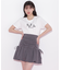 オーガニックコットンビジューロゴTシャツ