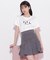 オーガニックコットンビジューロゴTシャツ