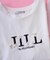 オーガニックコットンビジューロゴTシャツ