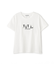 オーガニックコットンビジューロゴTシャツ