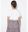 オーガニックコットンビジューロゴTシャツ