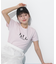 オーガニックコットンビジューロゴTシャツ