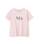 オーガニックコットンビジューロゴTシャツ
