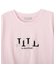 オーガニックコットンビジューロゴTシャツ