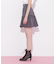 ギャザーデザインミニスカパン