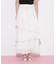 アシメプリーツティアードスカート