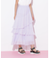 アシメプリーツティアードスカート