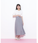 パールミニロゴパフスリーブニットトップス