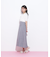 パールミニロゴパフスリーブニットトップス