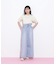 パールミニロゴパフスリーブニットトップス