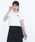 クロップドハート刺繍Tシャツ