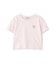 クロップドハート刺繍Tシャツ