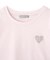 クロップドハート刺繍Tシャツ